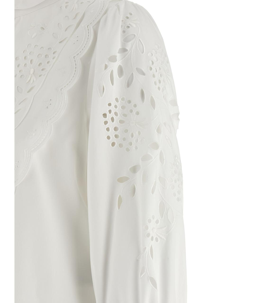 VALENTINO Белая хлопковая рубашка, фото 5