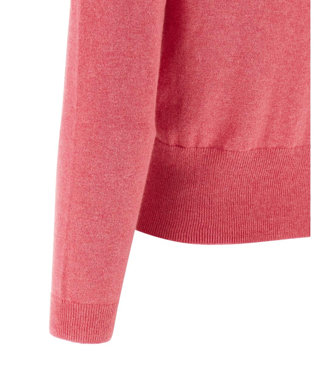 ISABEL MARANT ETOILE Розовый хлопковый кардиган, фото 4