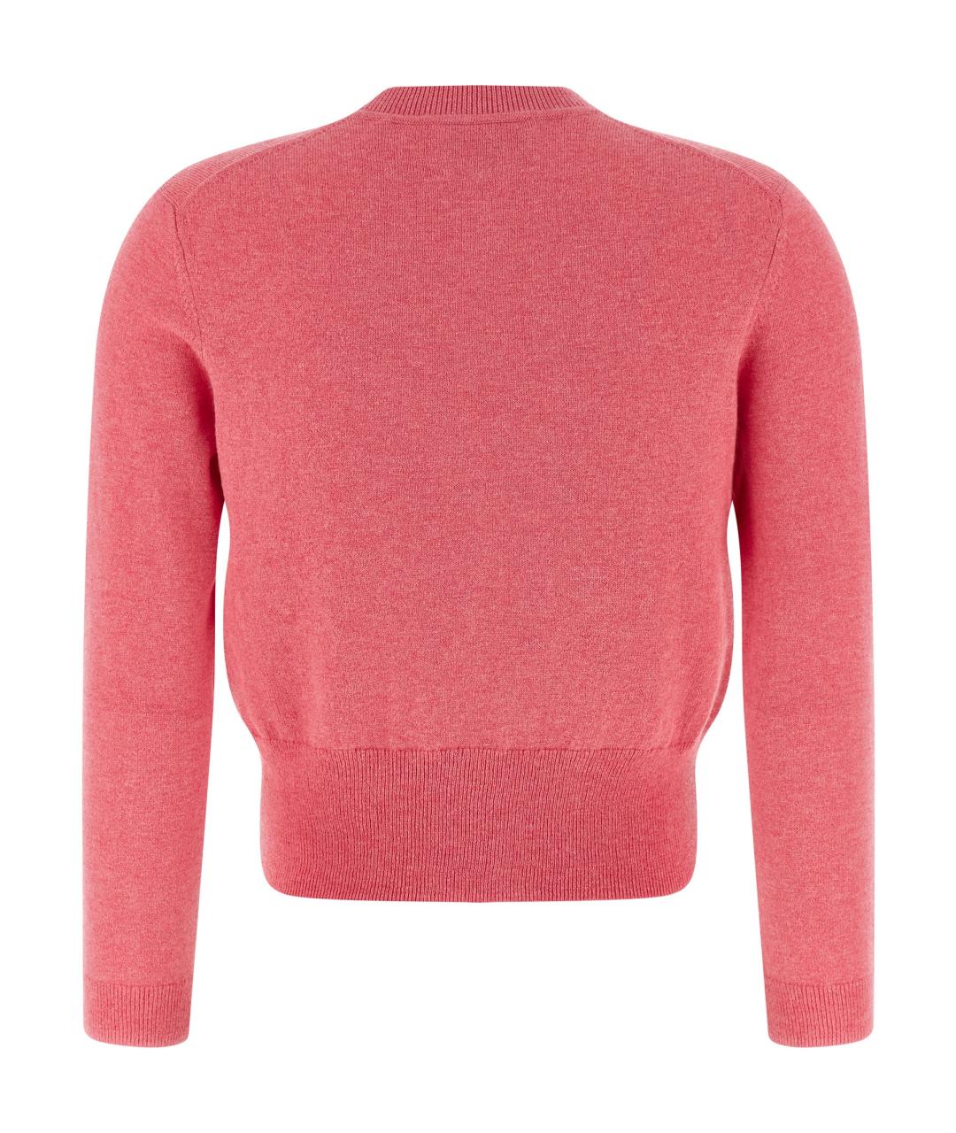 ISABEL MARANT ETOILE Розовый хлопковый кардиган, фото 2