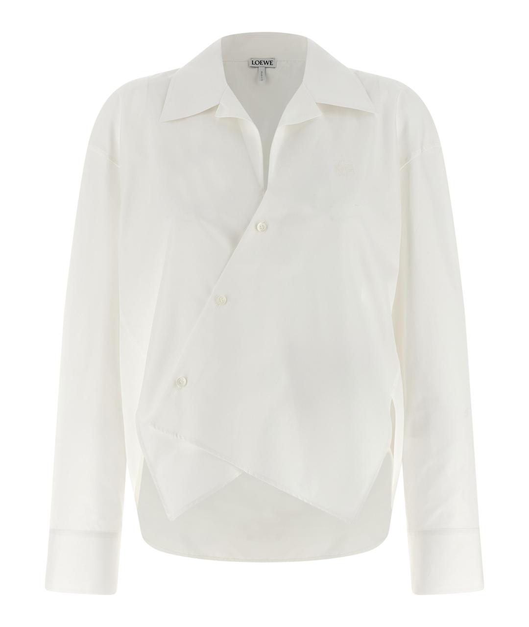 LOEWE Белая хлопковая рубашка, фото 1
