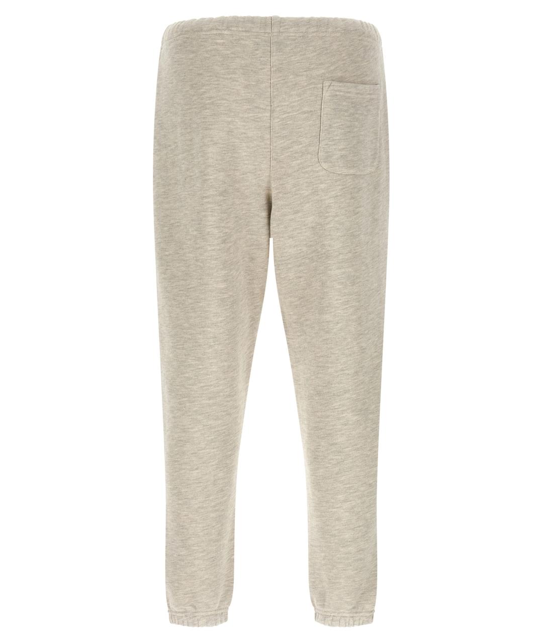 AUTRY Серые хлопковые повседневные брюки, фото 2