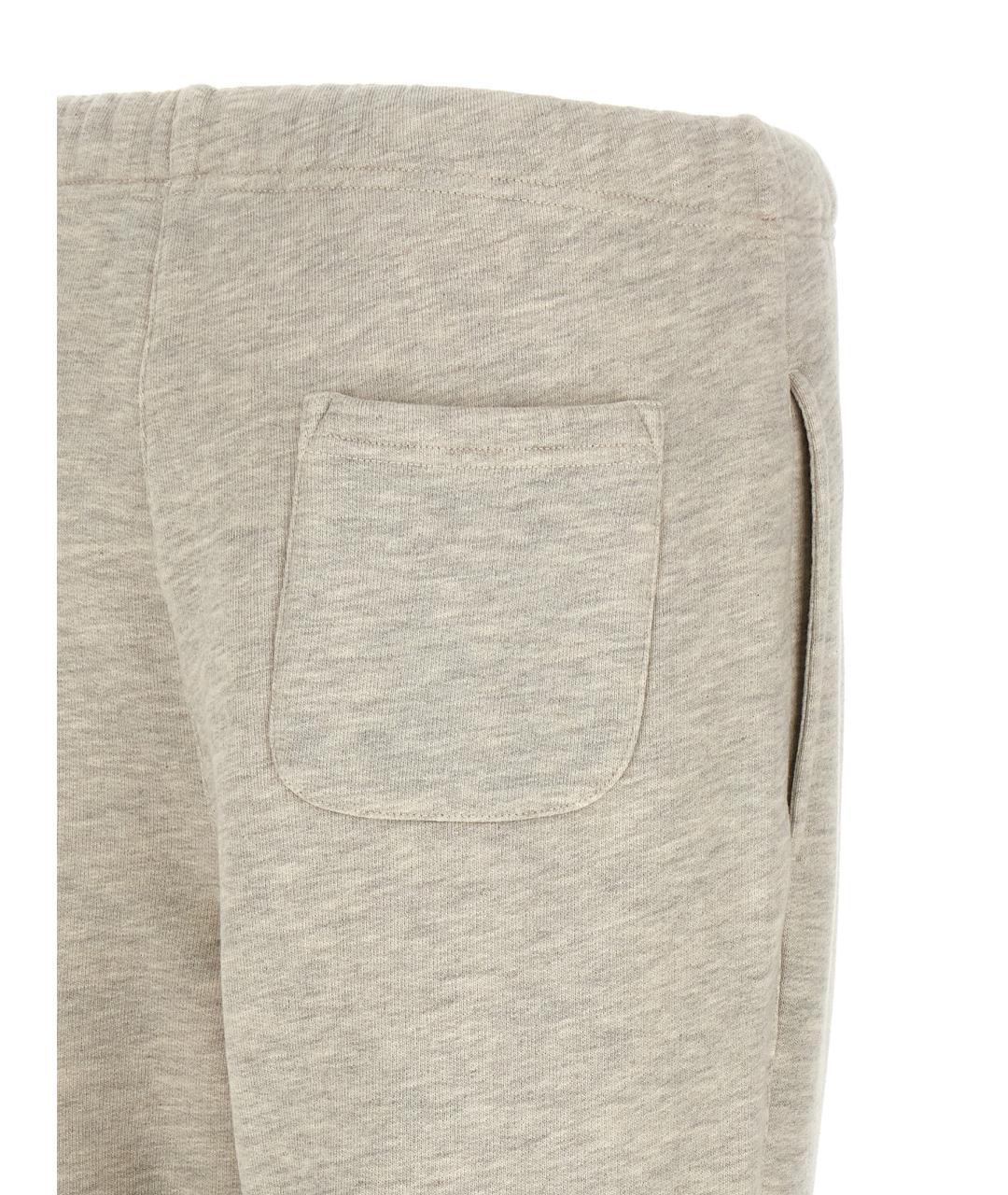 AUTRY Серые хлопковые повседневные брюки, фото 4