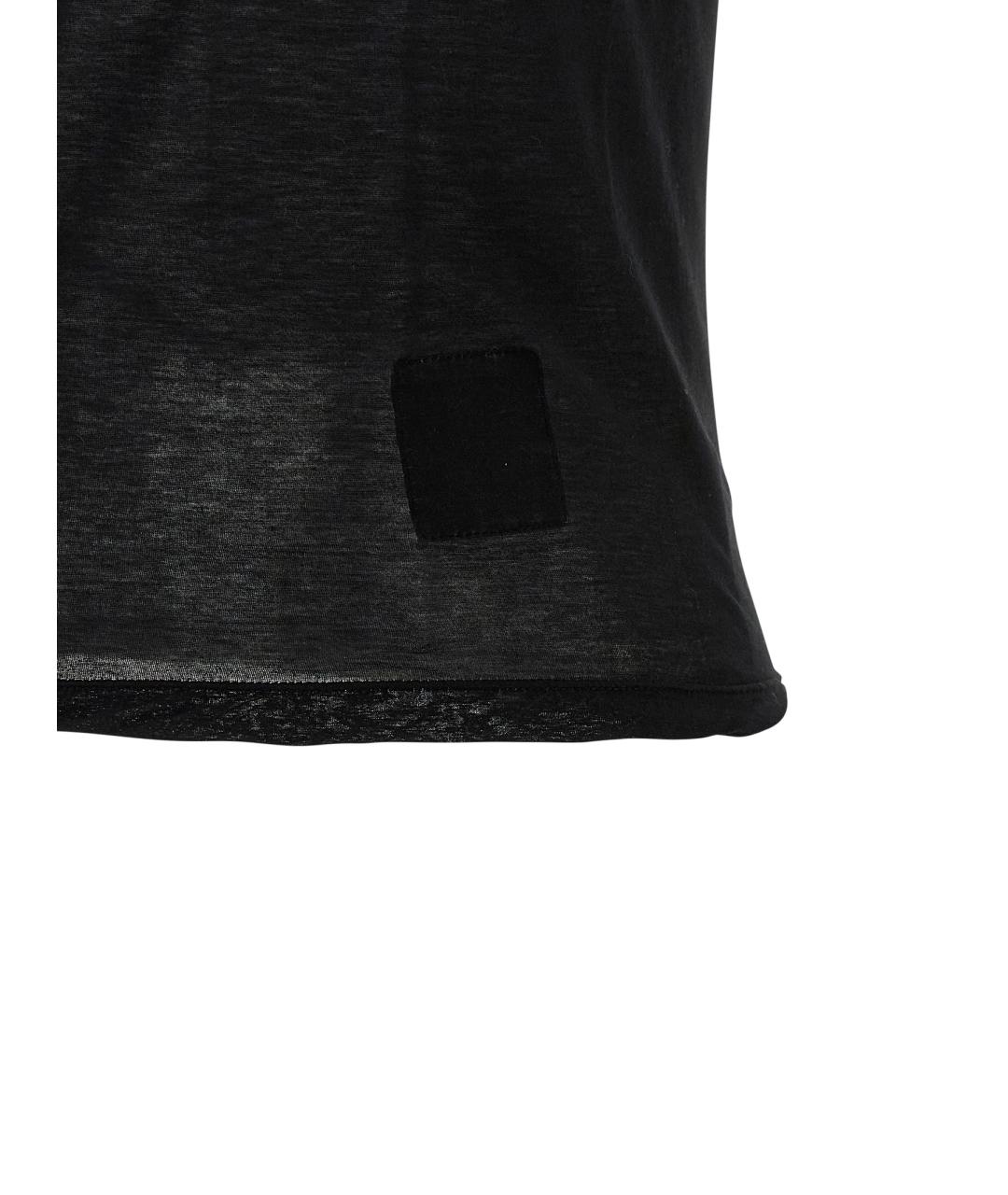RICK OWENS DRKSHDW Черная хлопковая майка, фото 4