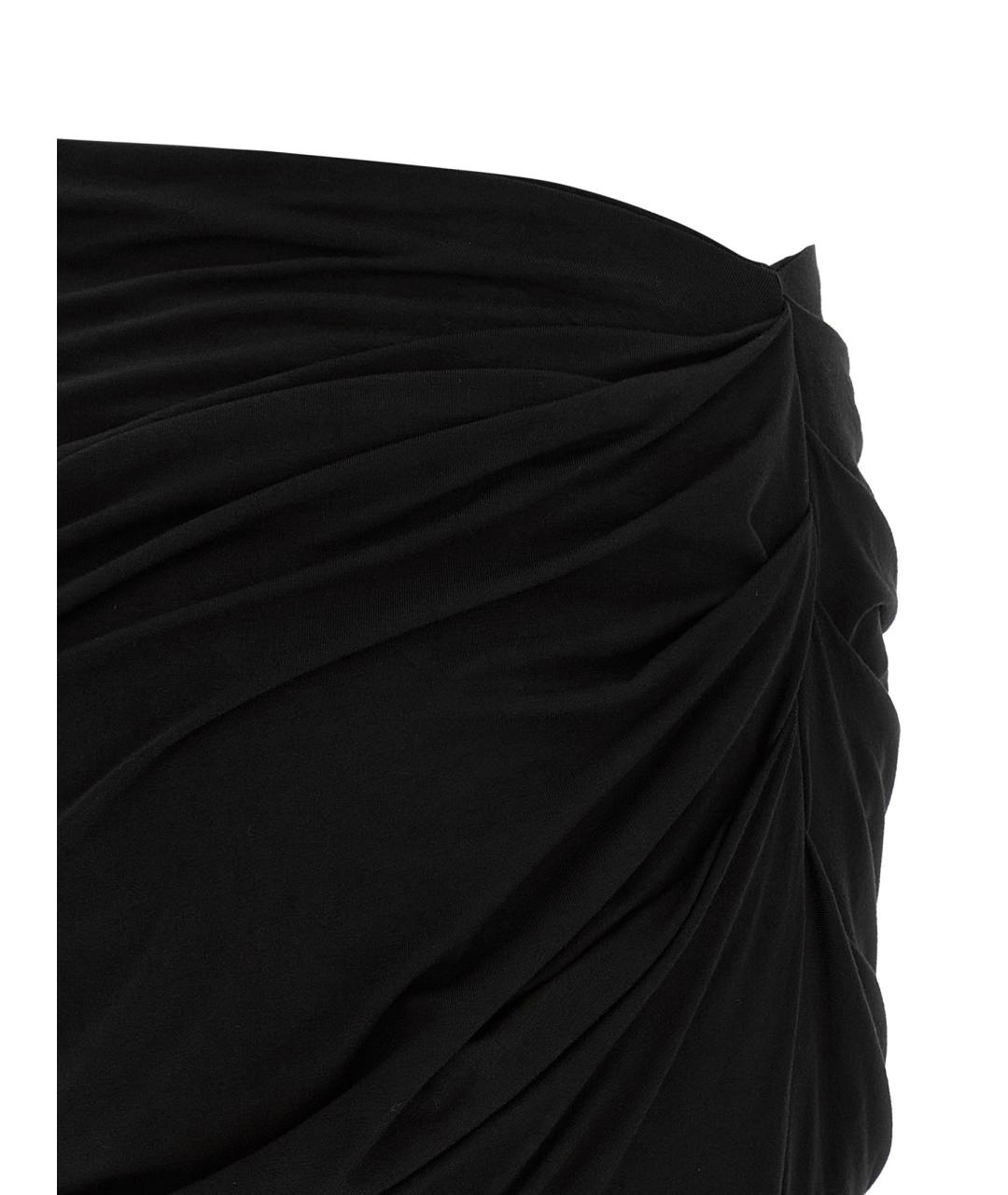 entire studios Черная вискозная юбка макси, фото 4