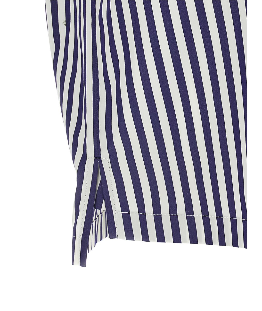 DOLCE&GABBANA Синяя хлопковая кэжуал рубашка, фото 4