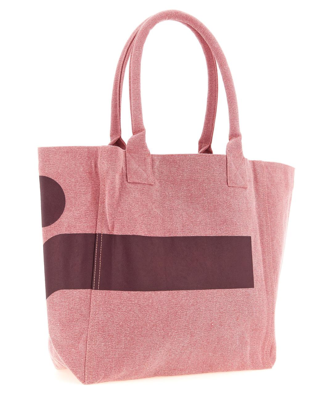 ISABEL MARANT Розовая хлопковая сумка тоут, фото 2