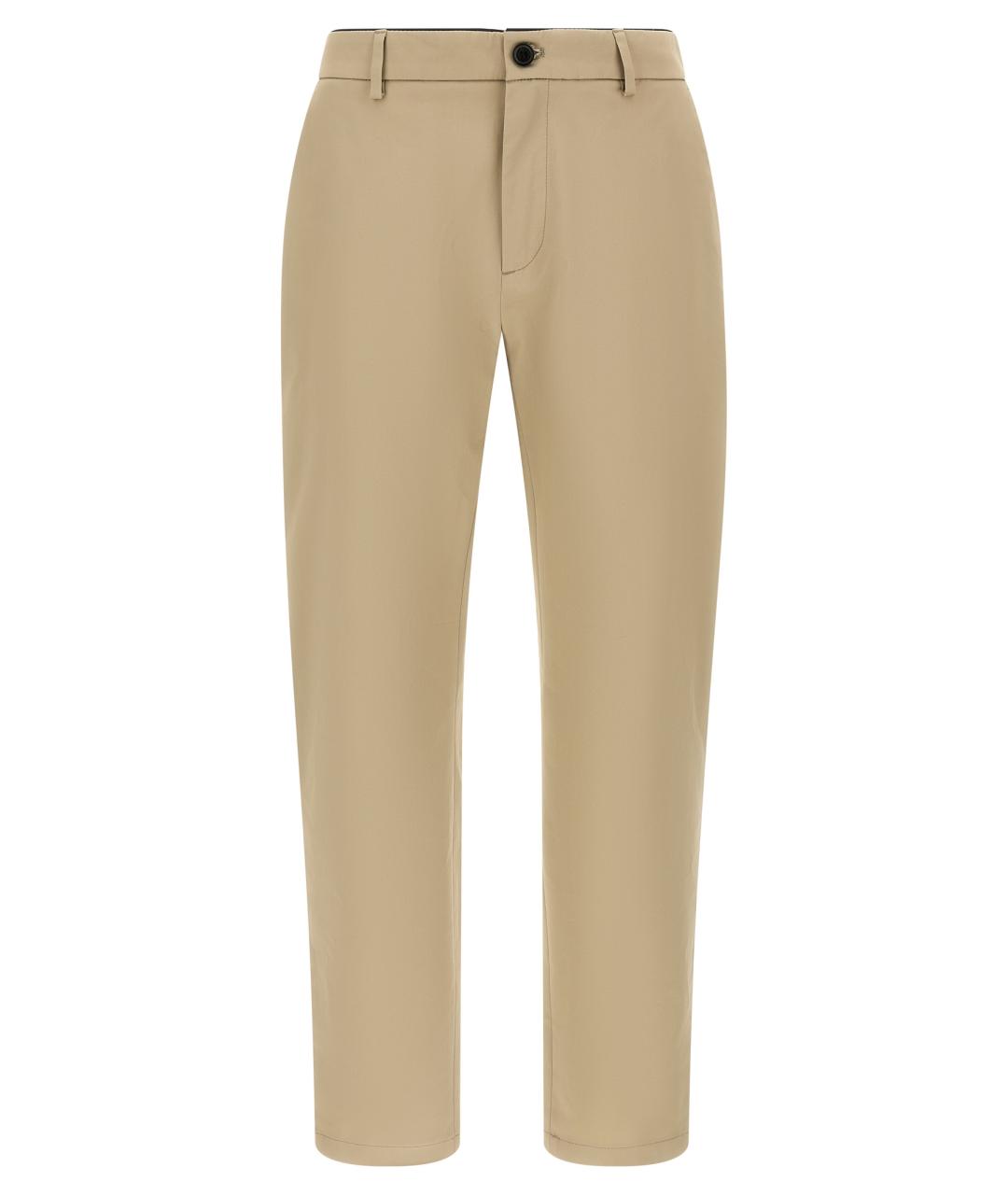 DEPARTMENT 5 Бежевые хлопковые повседневные брюки, фото 1