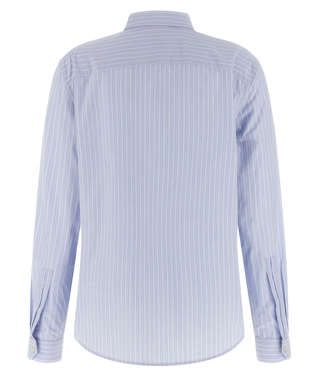 SAINT LAURENT Голубая хлопковая рубашка, фото 2