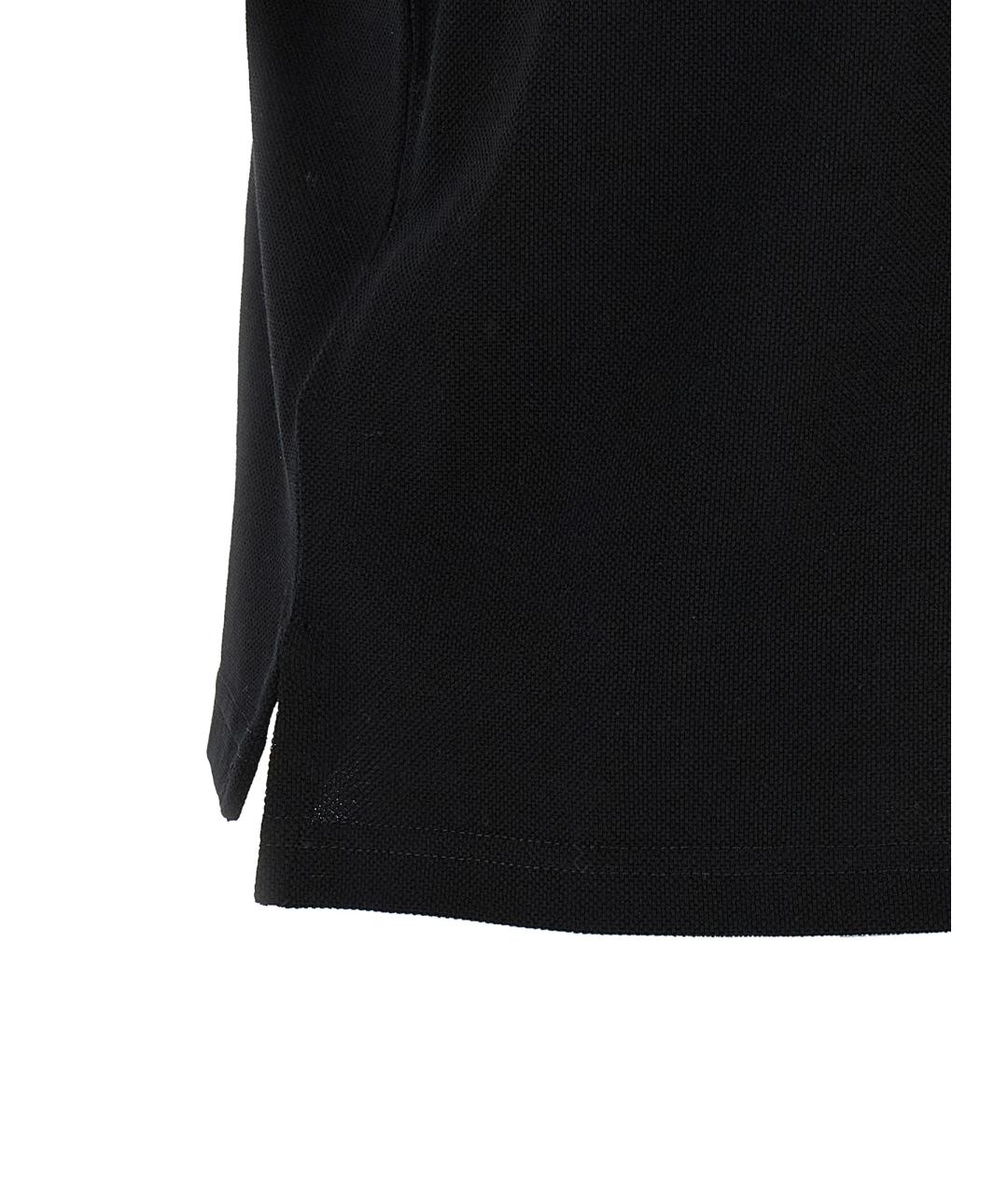 SAINT LAURENT Черная хлопковая футболка, фото 4