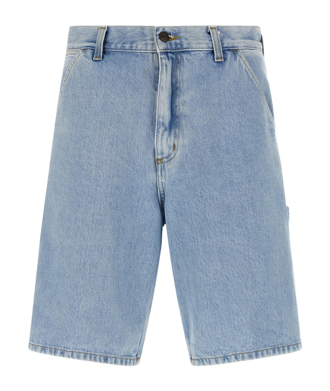CARHARTT WIP Голубые хлопковые шорты, фото 1