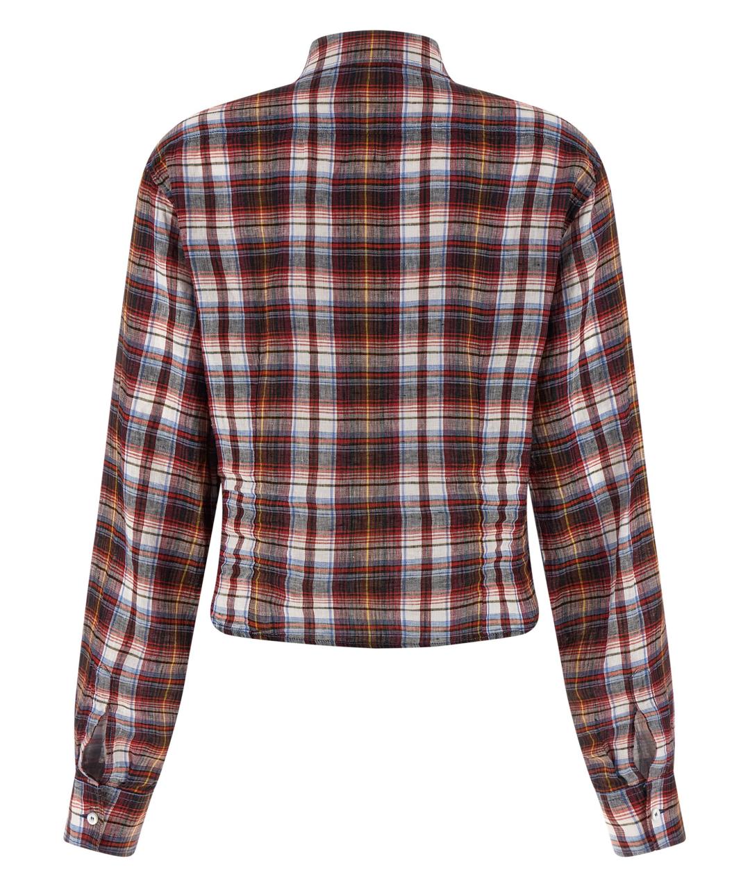 DSQUARED2 Мульти льняная рубашка, фото 2