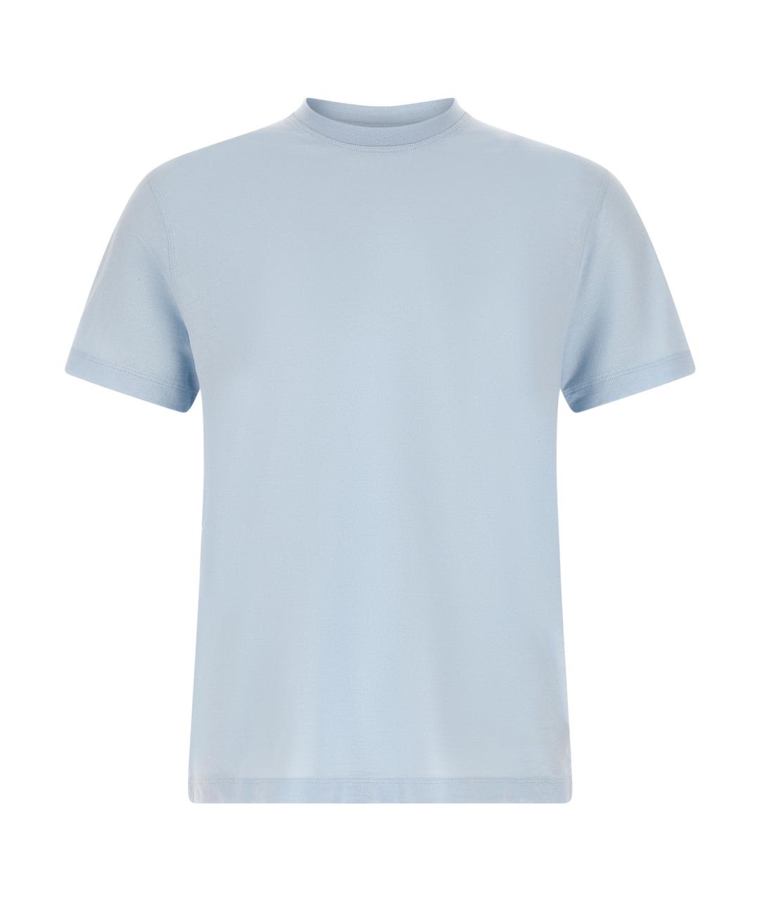ZANONE Голубая хлопковая футболка, фото 1