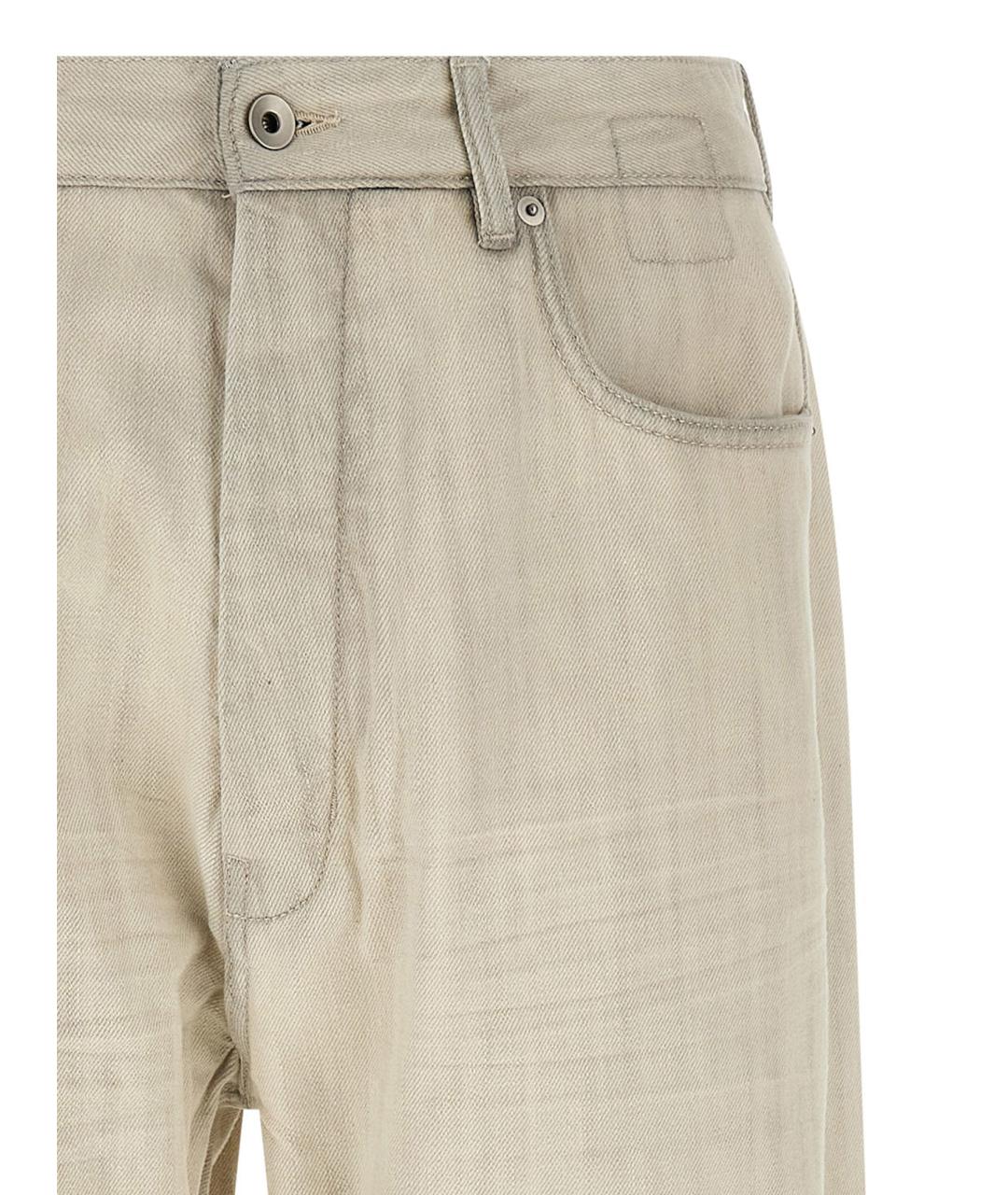 RICK OWENS DRKSHDW Мульти хлопковые прямые джинсы, фото 3