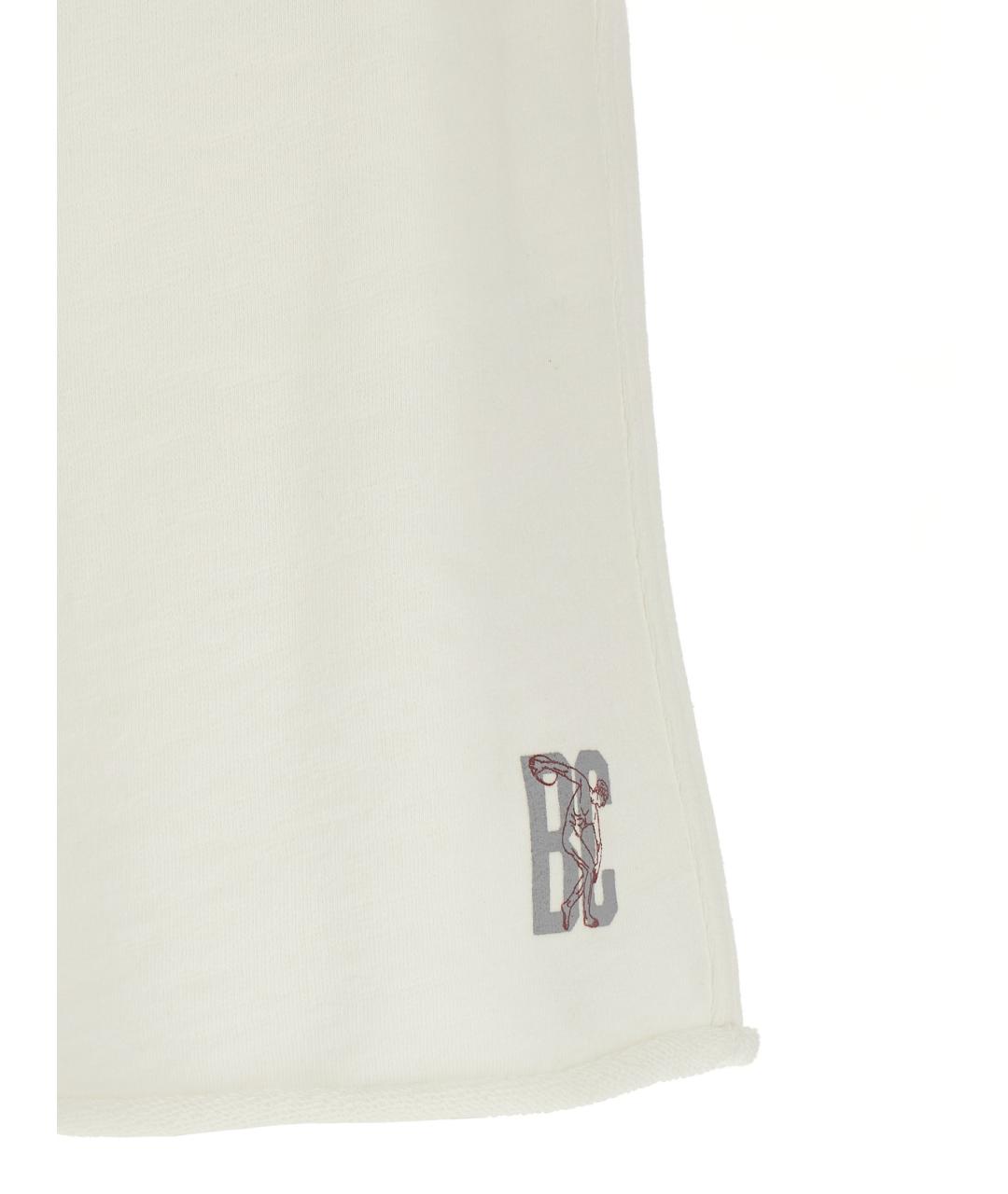 BRUNELLO CUCINELLI Белые хлопковые шорты, фото 5