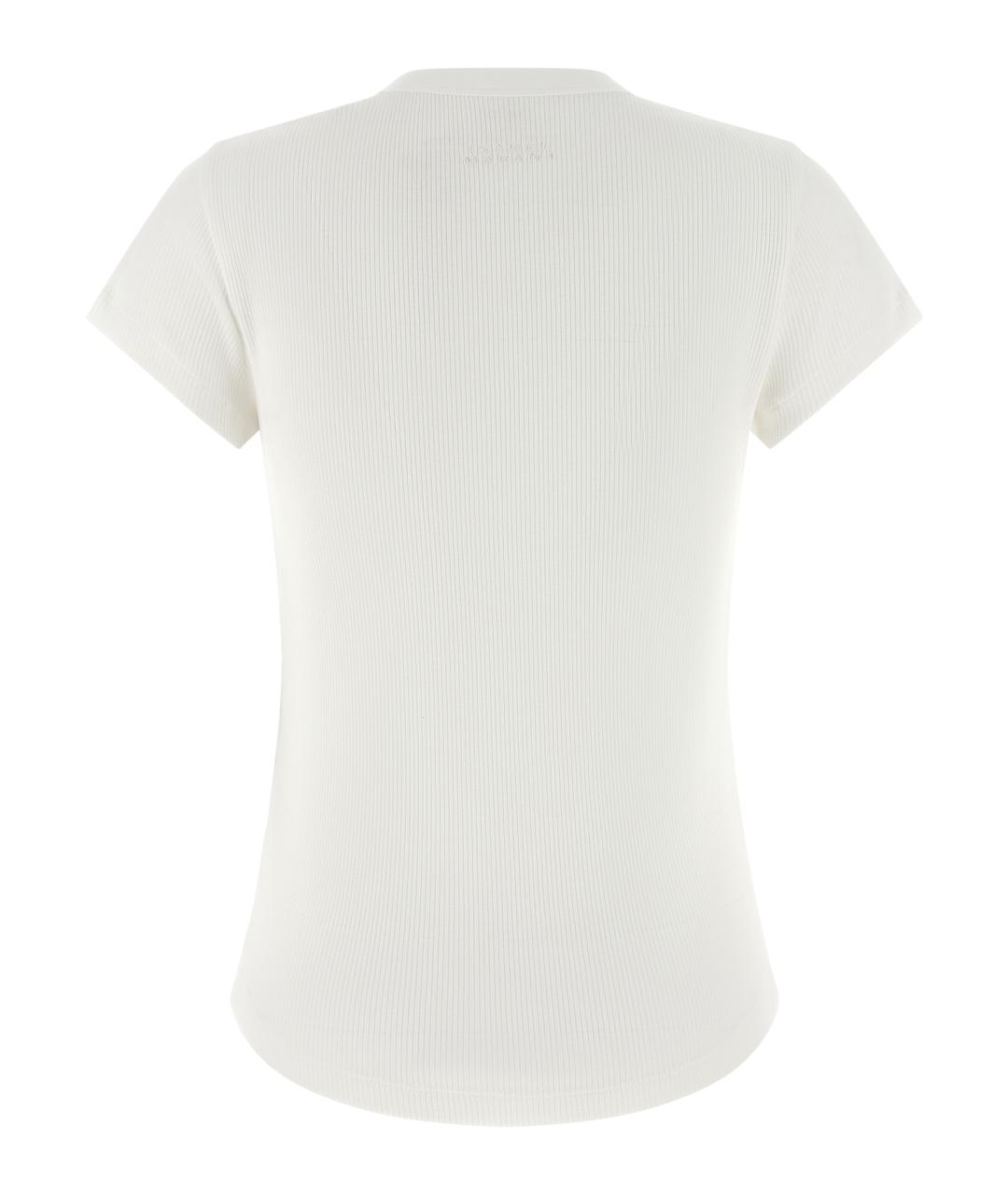 ISABEL MARANT Белая хлопковая футболка, фото 2