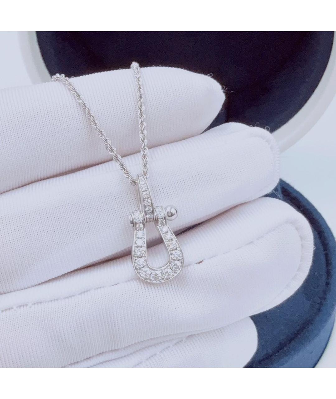 FRED Серебряное колье из белого золота, фото 2