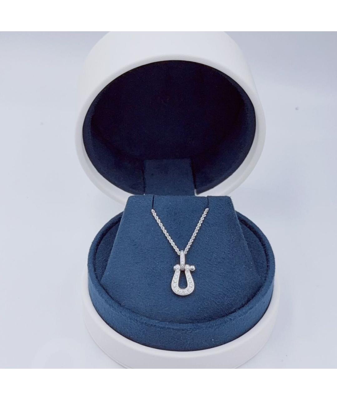 FRED Серебряное колье из белого золота, фото 3