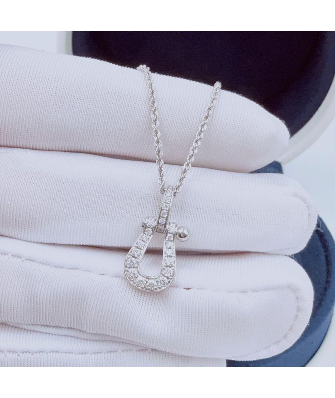 FRED Серебряное колье из белого золота, фото 4