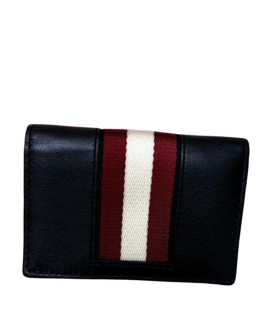 BALLY Черный кожаный кошелек, фото 1