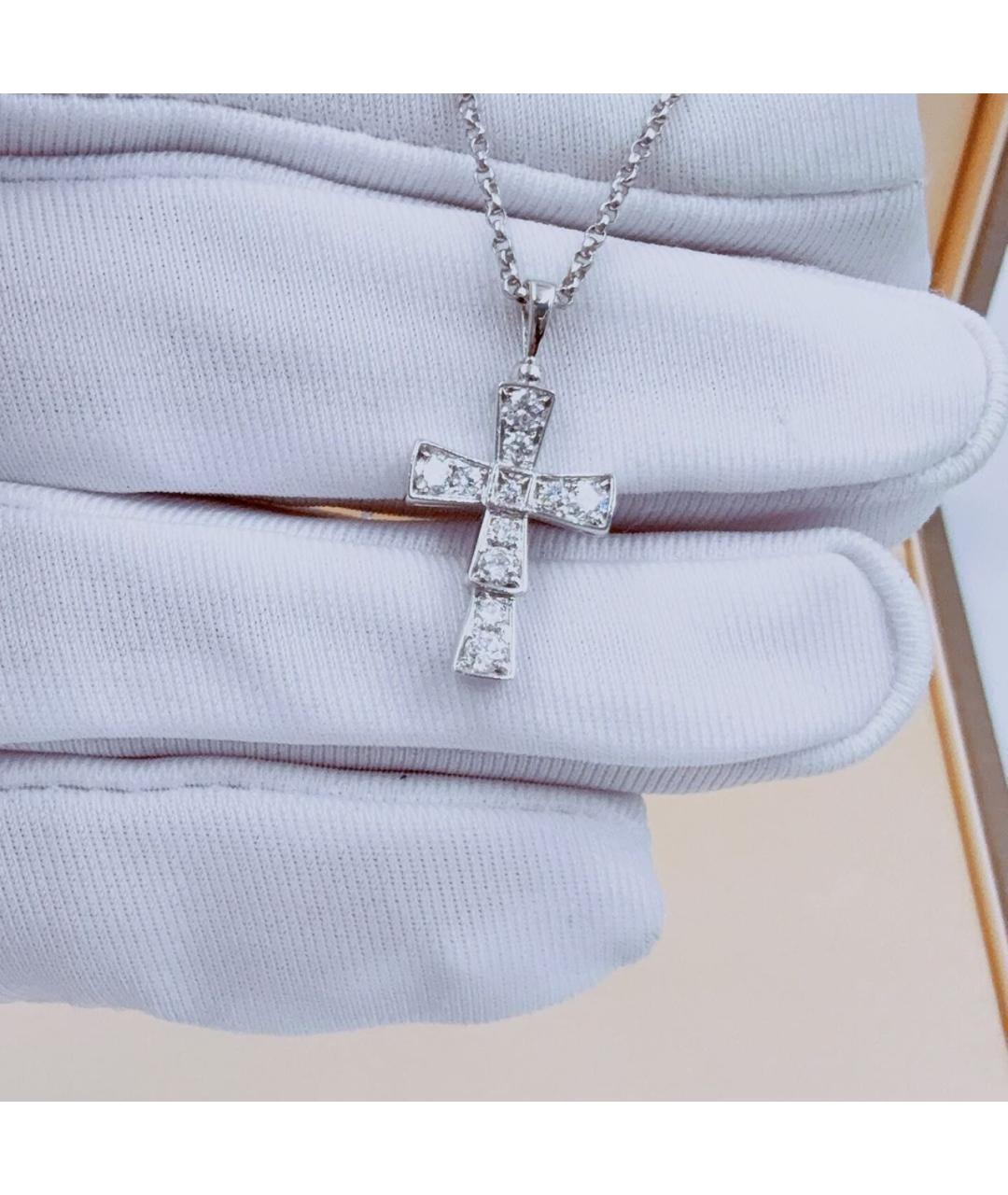 BVLGARI Серебряное колье из белого золота, фото 4