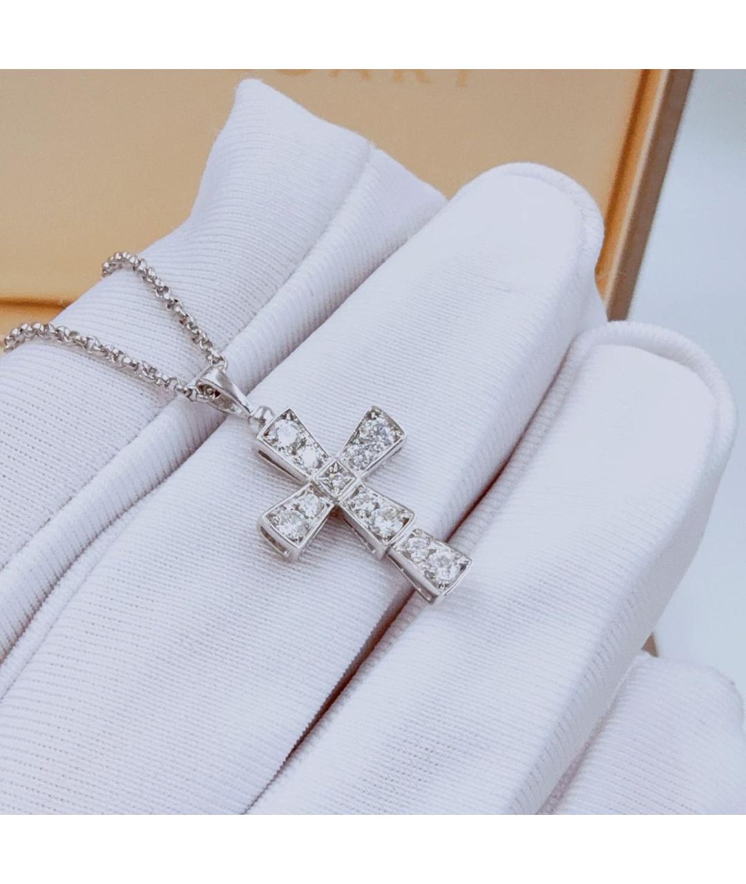 BVLGARI Серебряное колье из белого золота, фото 5