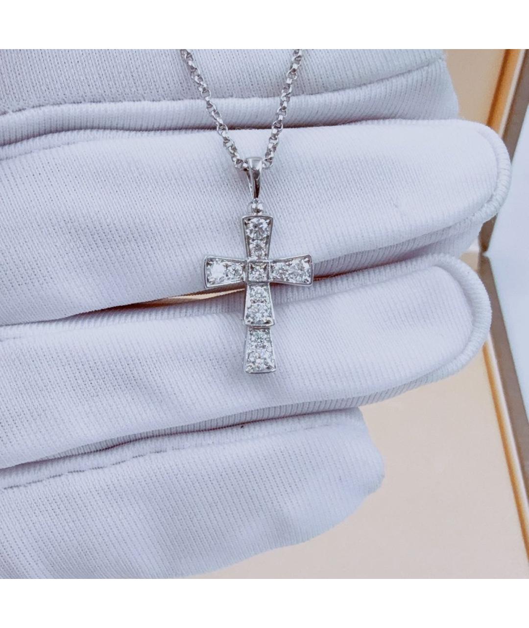 BVLGARI Серебряное колье из белого золота, фото 2