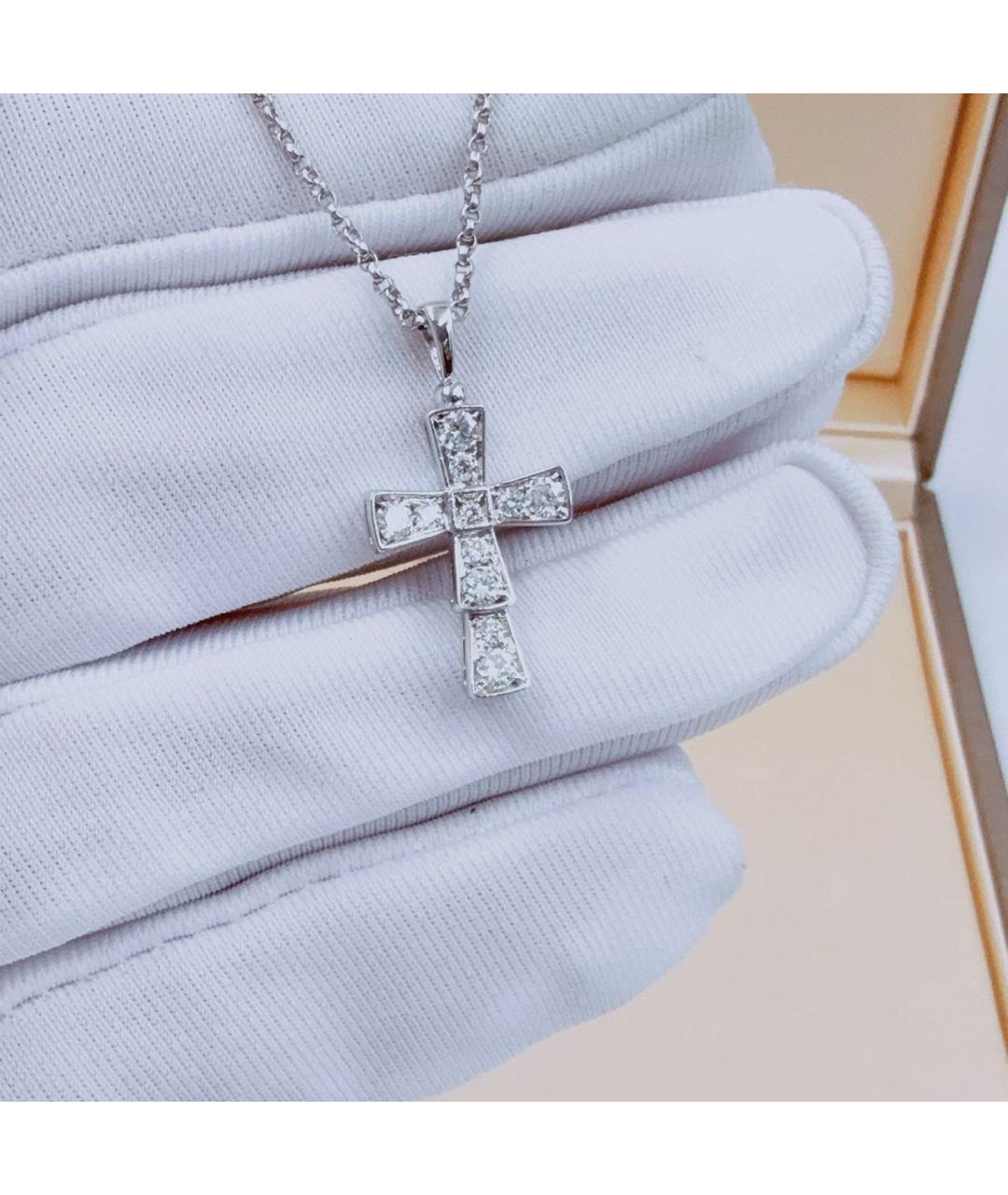 BVLGARI Серебряное колье из белого золота, фото 3