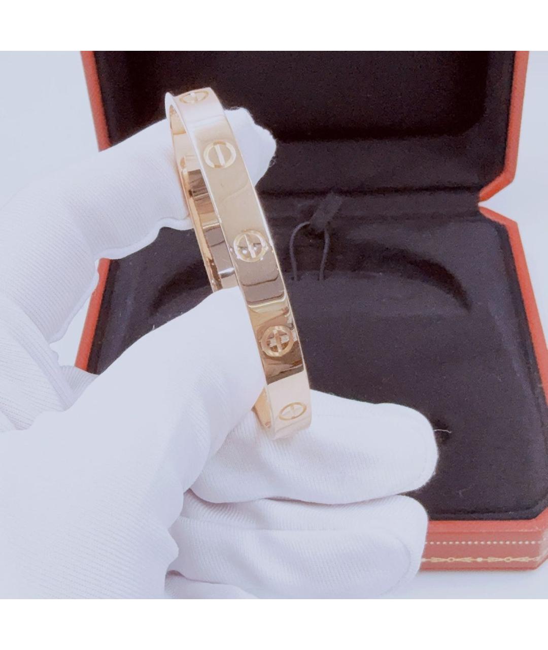 CARTIER Золотой браслет из розового золота, фото 5
