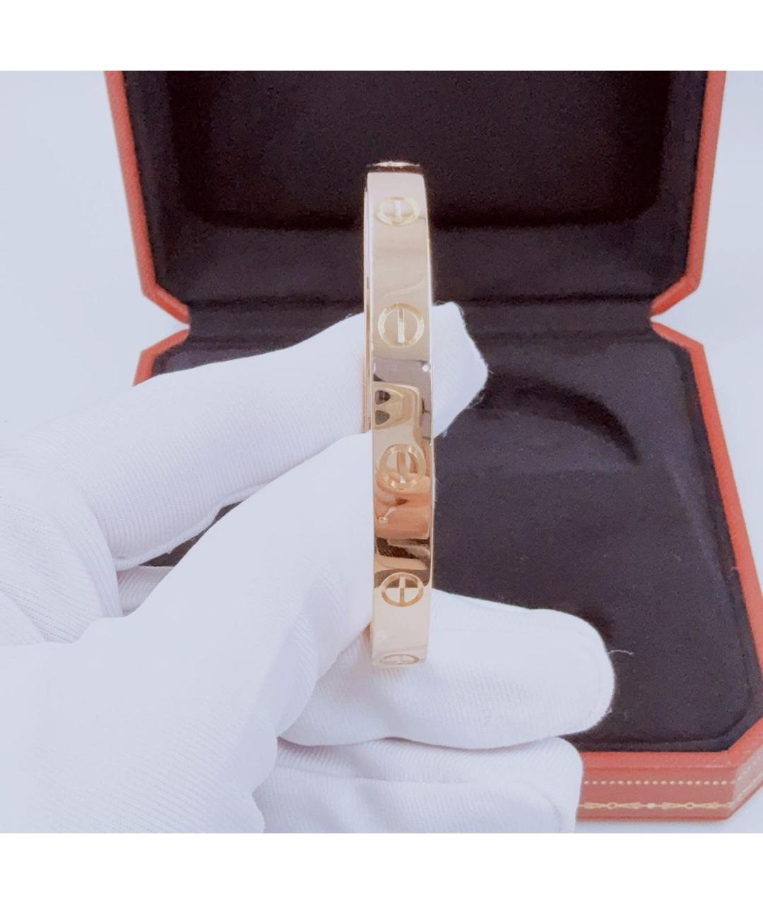 CARTIER Золотой браслет из розового золота, фото 4