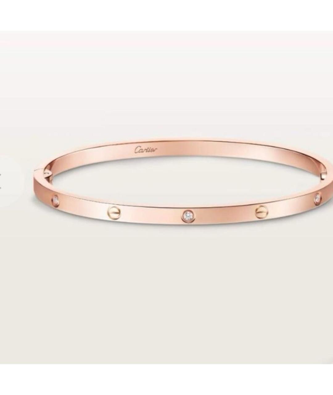 CARTIER Золотой браслет из розового золота, фото 8
