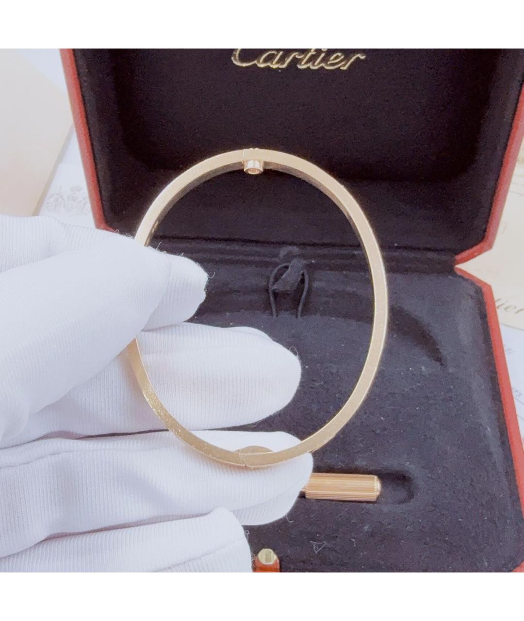 CARTIER Золотой браслет из розового золота, фото 7