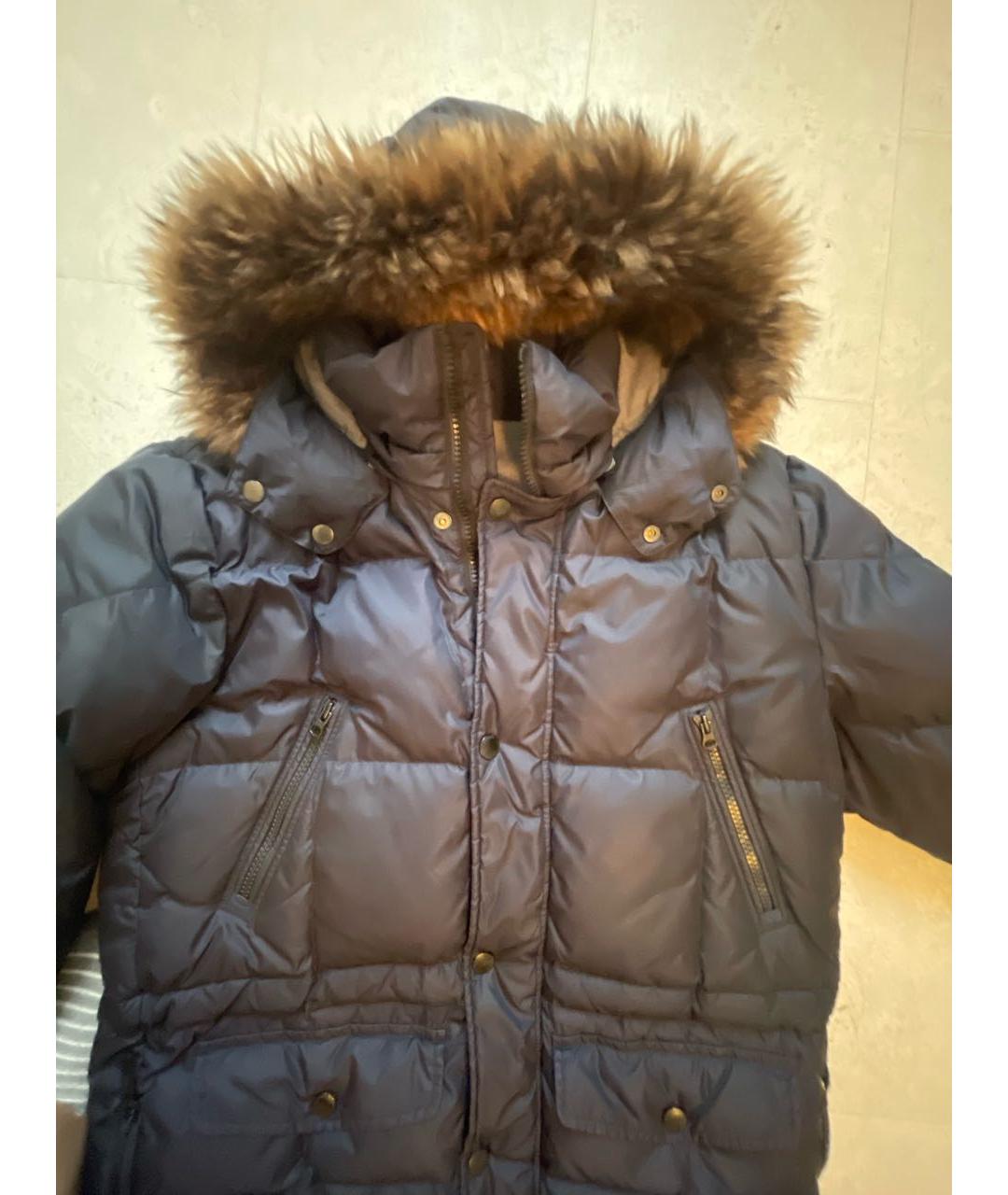 BOGNER Темно-синий полиэстеровый пуховик, фото 4