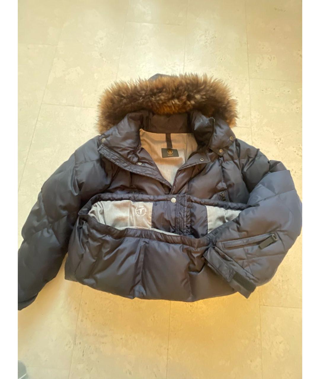 BOGNER Темно-синий полиэстеровый пуховик, фото 3