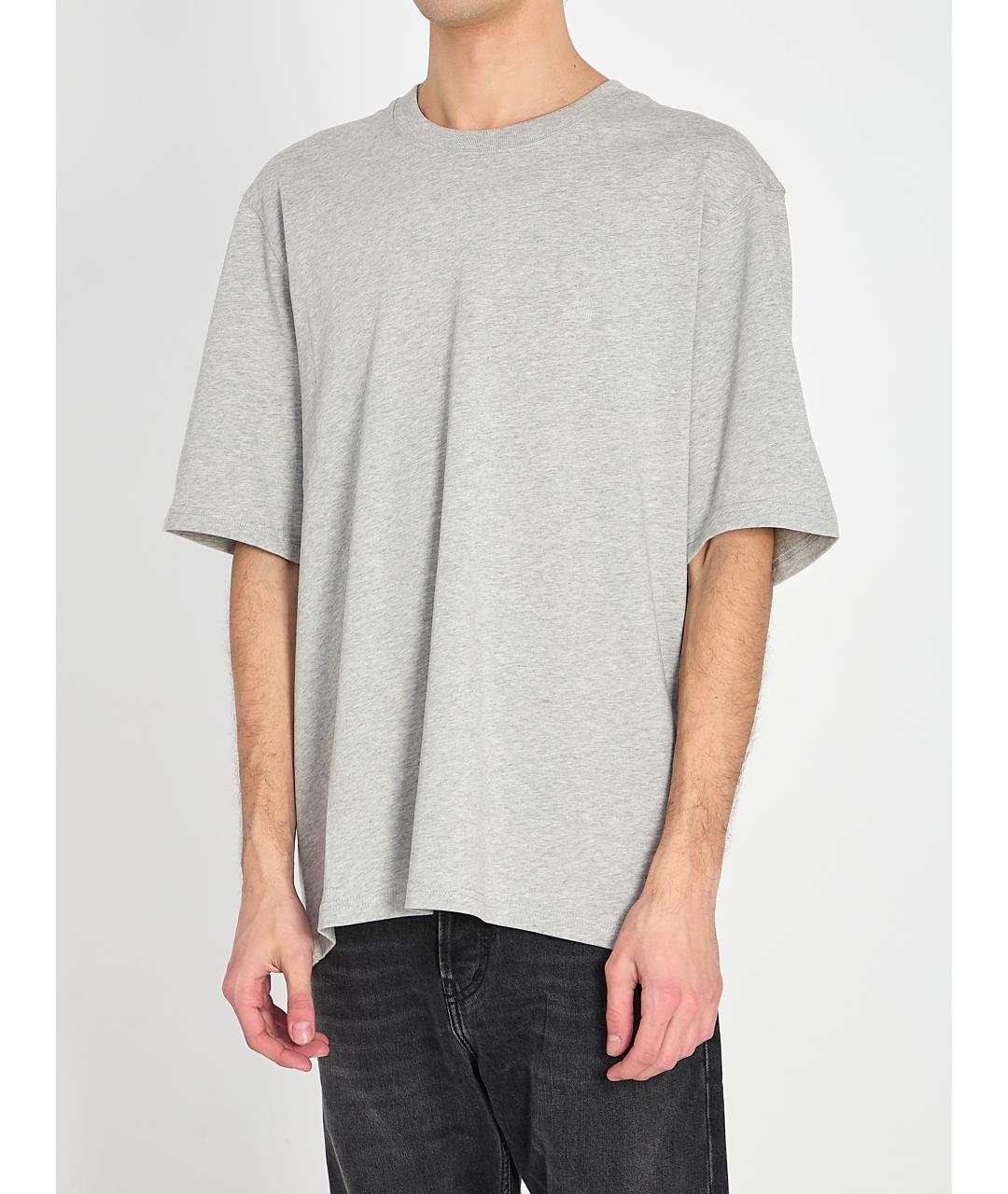 Ami Paris Серая хлопковая футболка, фото 2