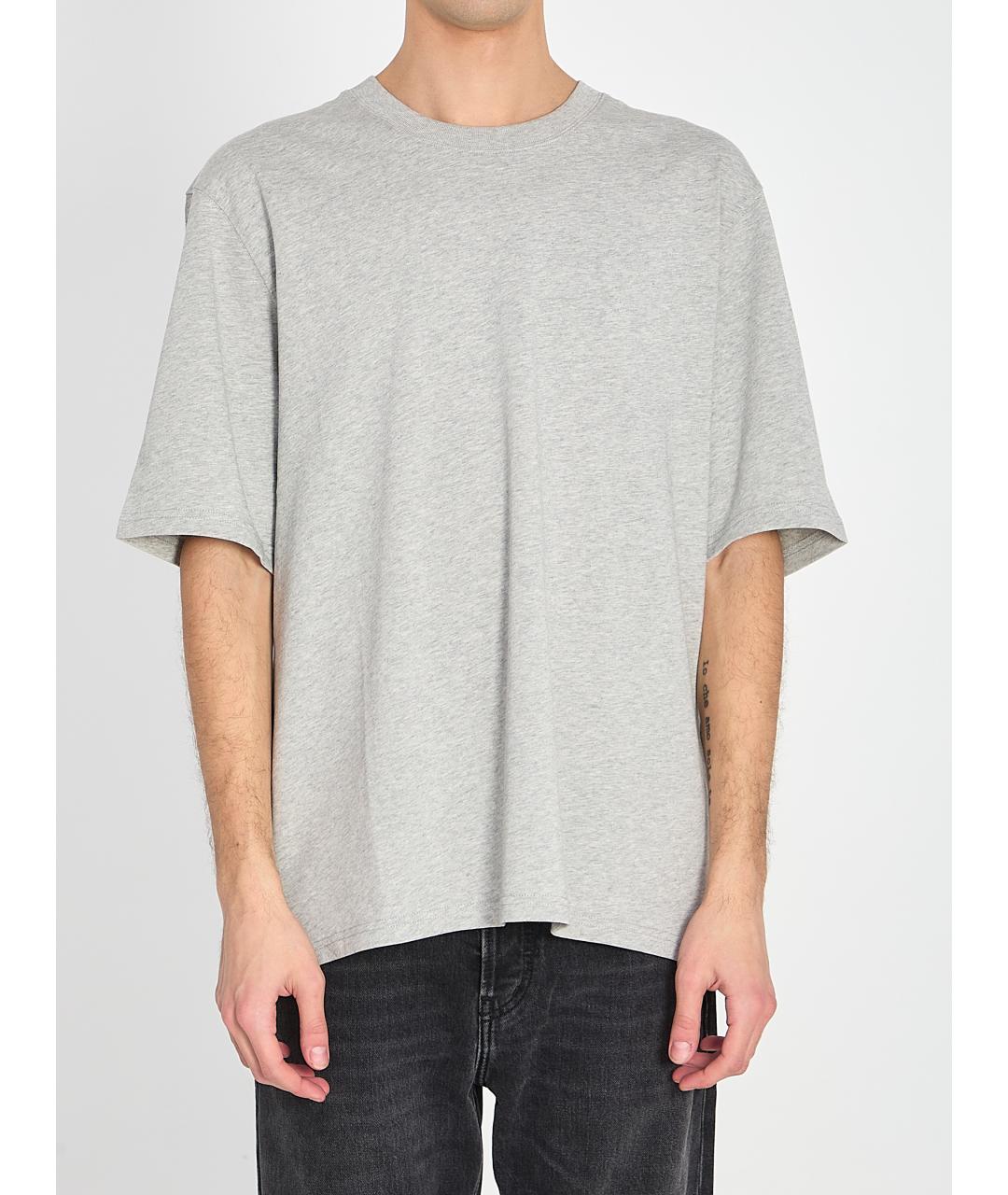 Ami Paris Серая хлопковая футболка, фото 5