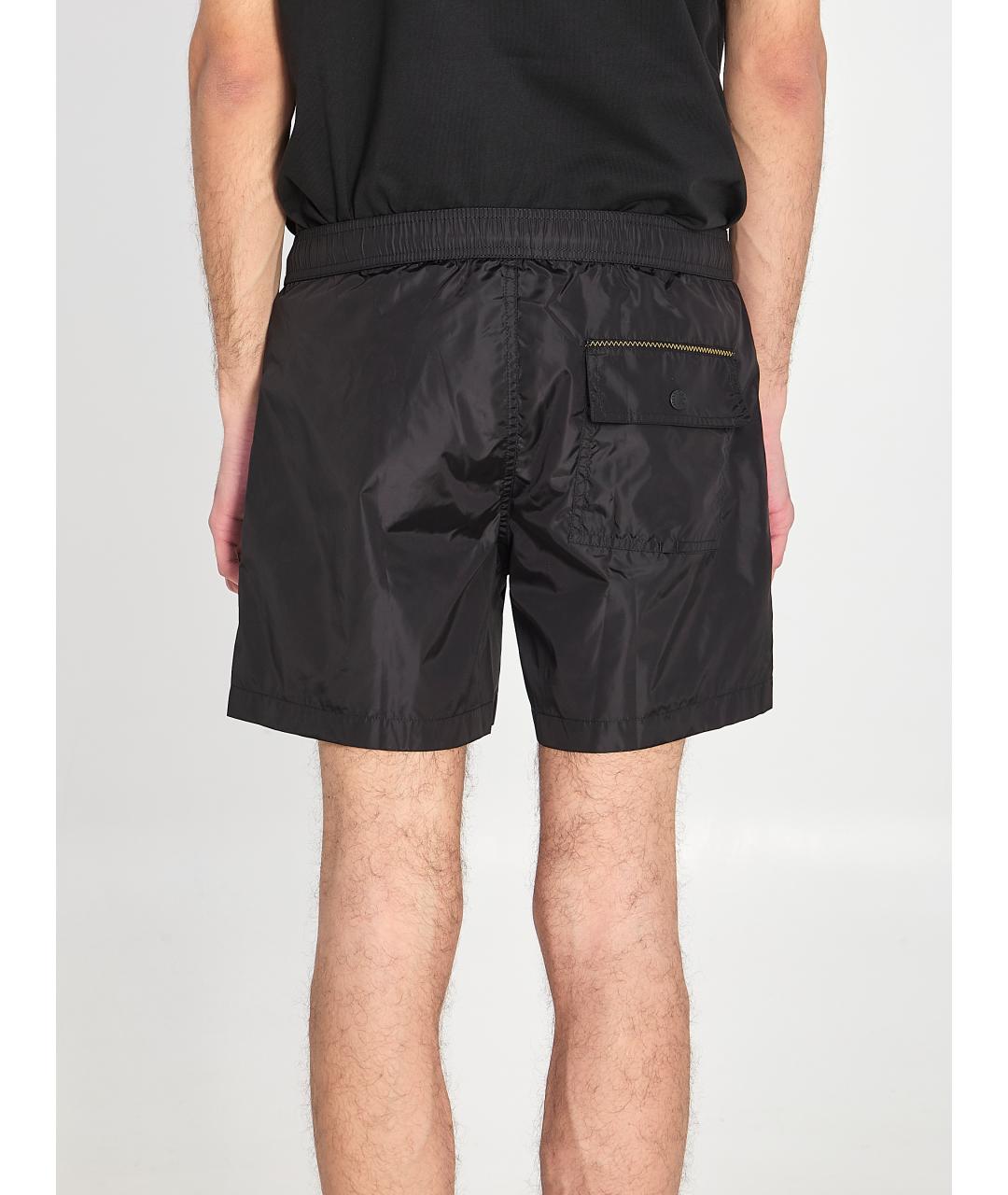 MONCLER Черные полиамидовые плавки, фото 4