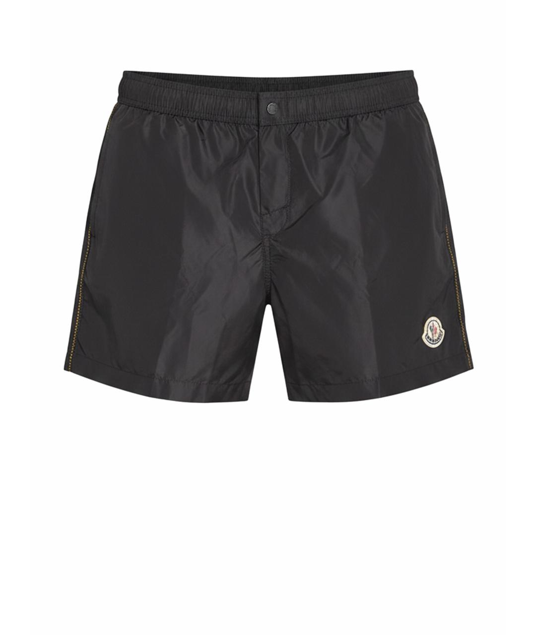 MONCLER Черные полиамидовые плавки, фото 1