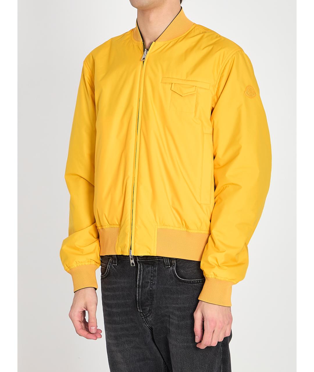 MONCLER Зеленая полиамидовая куртка, фото 5