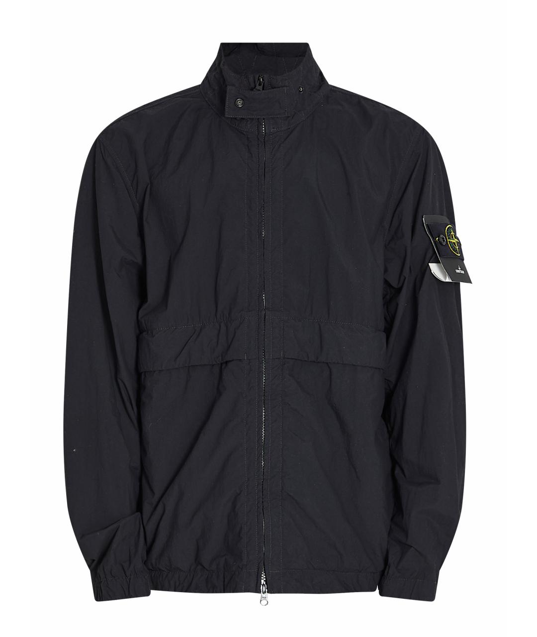STONE ISLAND Черная полиамидовая куртка, фото 1