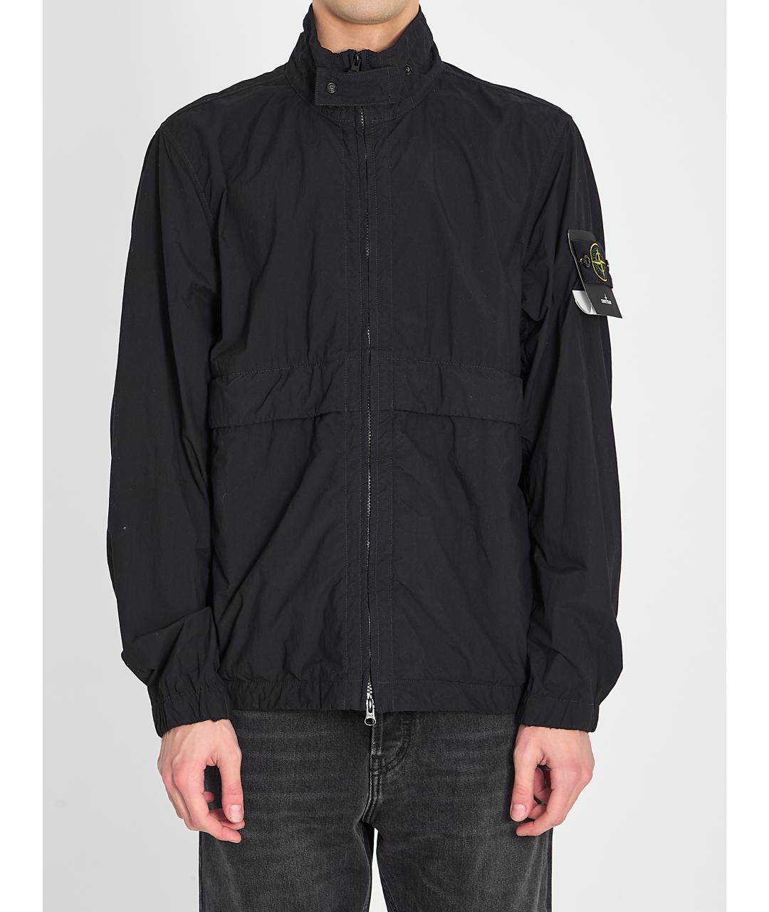 STONE ISLAND Черная полиамидовая куртка, фото 5
