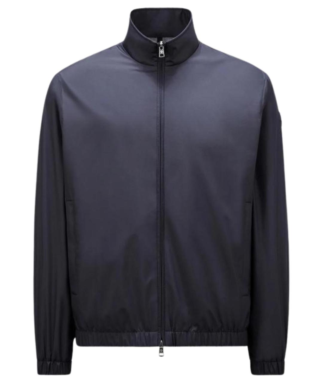 MONCLER Синяя полиамидовая куртка, фото 1