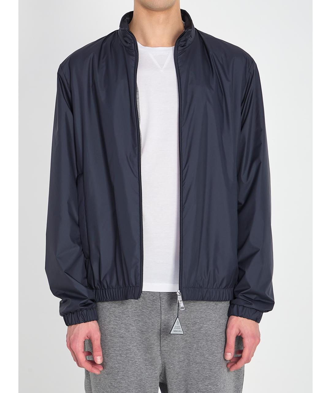 MONCLER Синяя полиамидовая куртка, фото 2