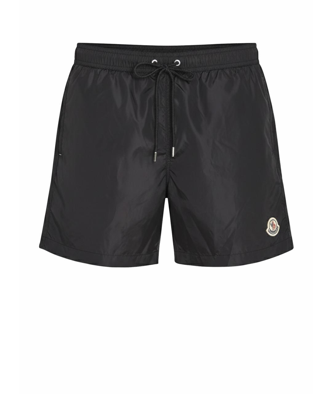 MONCLER Черные полиамидовые плавки, фото 1