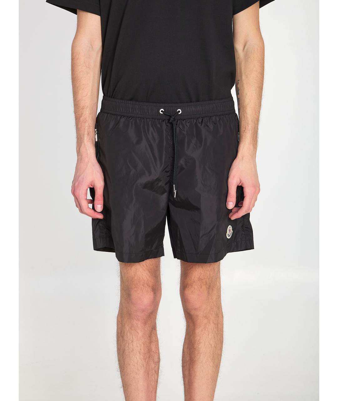 MONCLER Черные полиамидовые плавки, фото 5