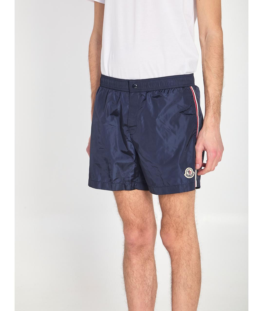 MONCLER Синие полиамидовые плавки, фото 3