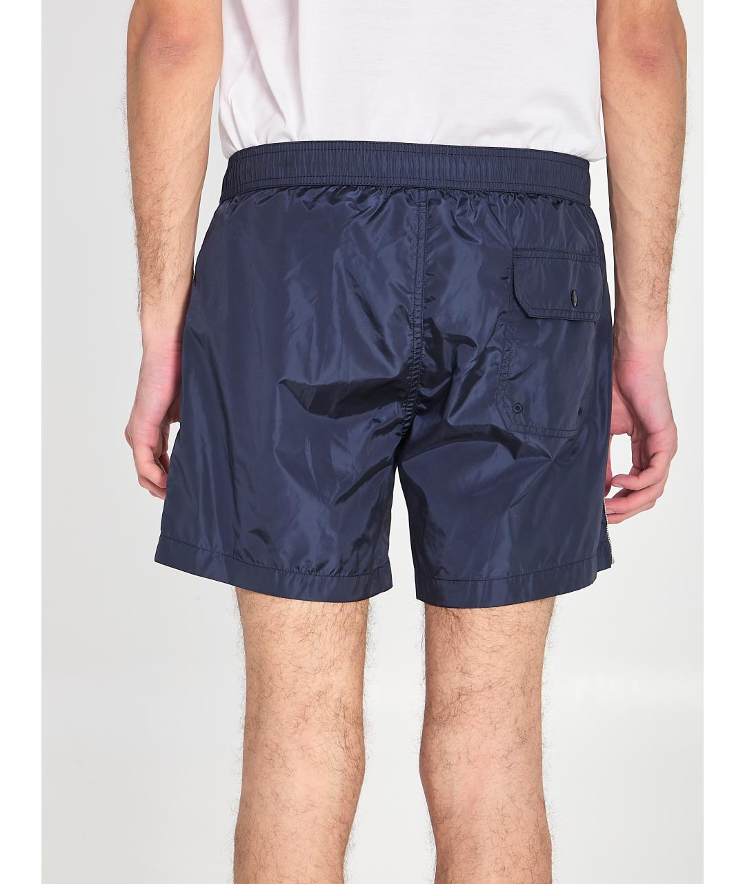 MONCLER Синие полиамидовые плавки, фото 5