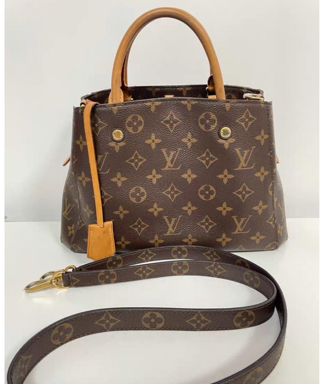 LOUIS VUITTON Коричневая сумка тоут, фото 2