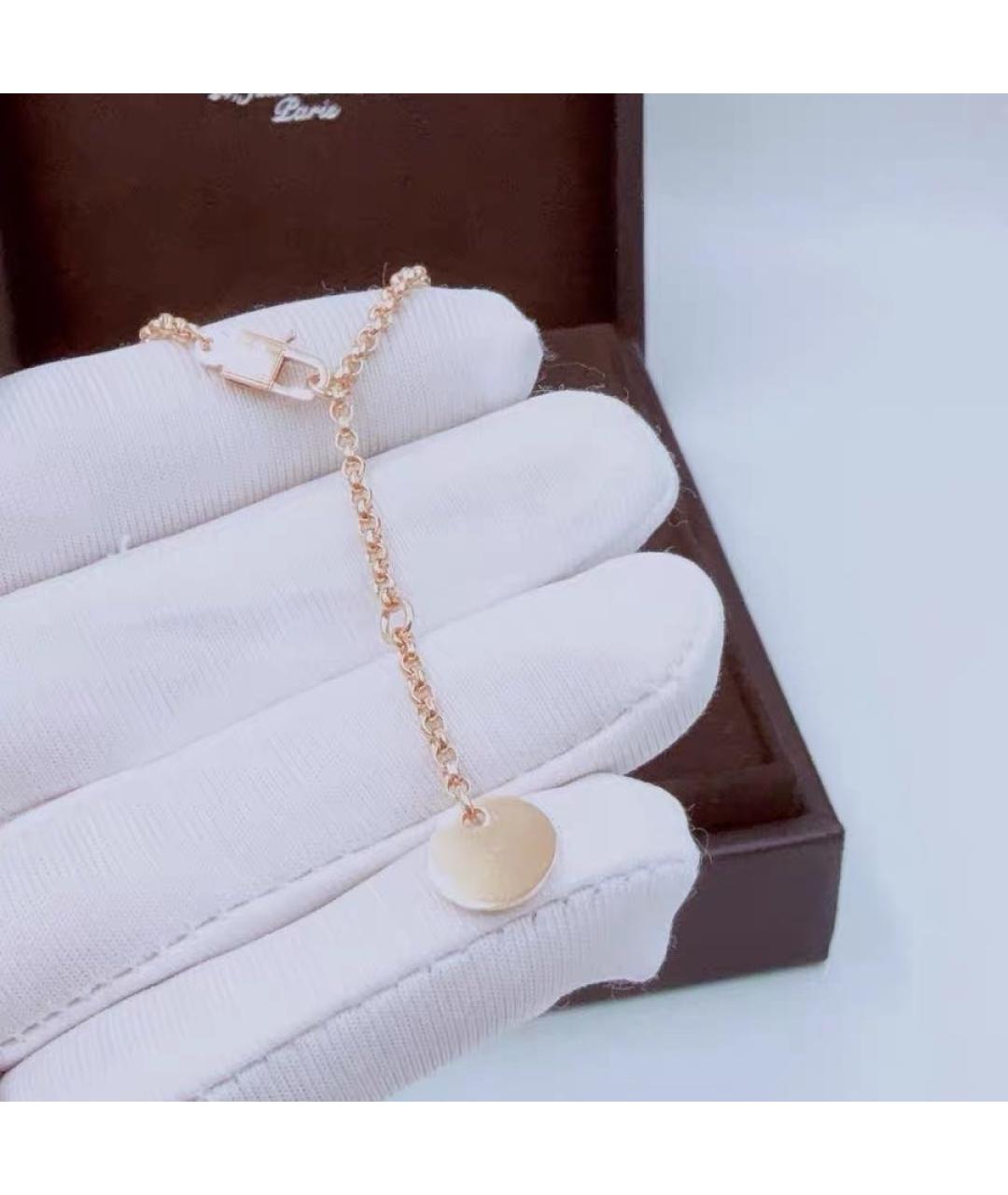 HERMES Розовое колье из розового золота, фото 5