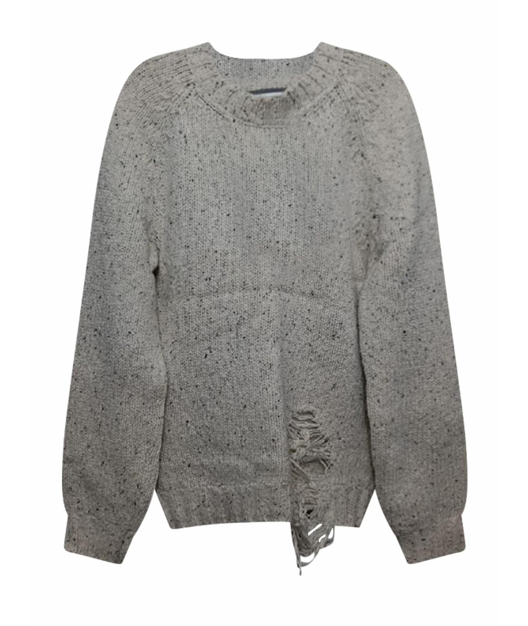 MAISON MARGIELA Бежевый шерстяной джемпер / свитер, фото 1