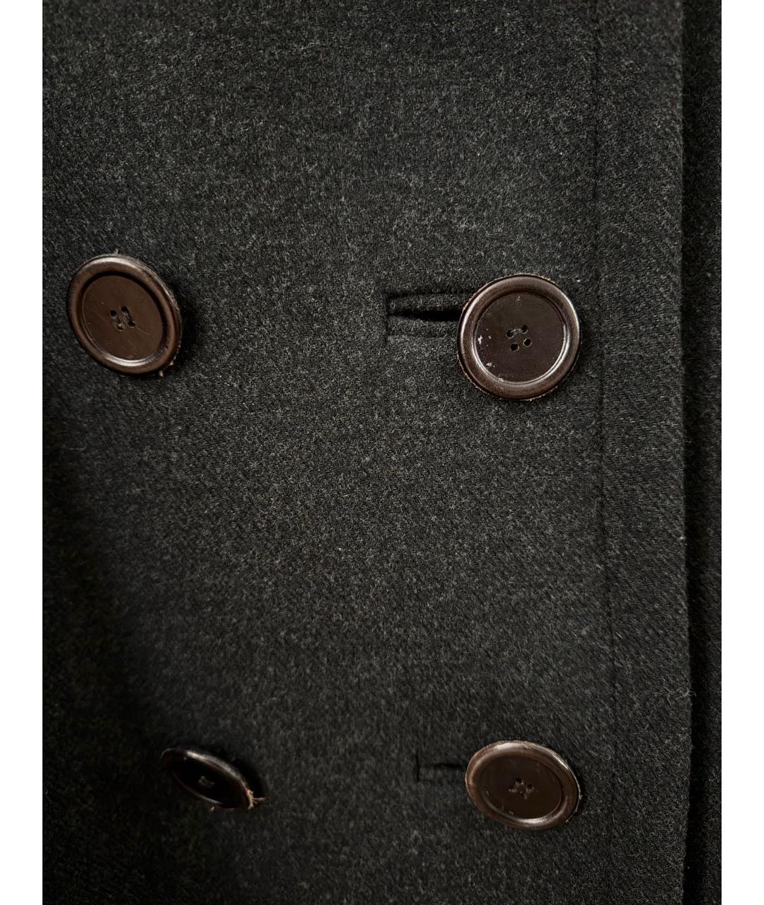 CHLOE Серое шерстяное пальто, фото 4